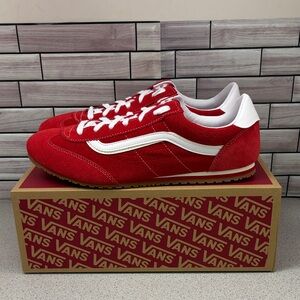 New Vans Super Lowpro Racing 
Men’s size 11.5/13 women’s  Red Suede new In Box